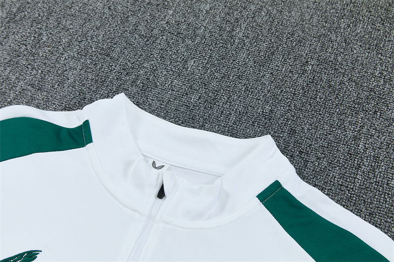 Feyenoord 26/27 White/Green/Black Training Tracksuit Set