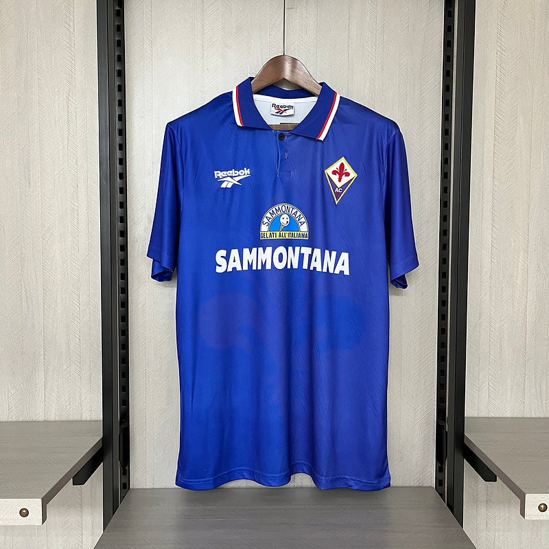 Fiorentina 1995/96 Vintage Retro Blue Home Jersey