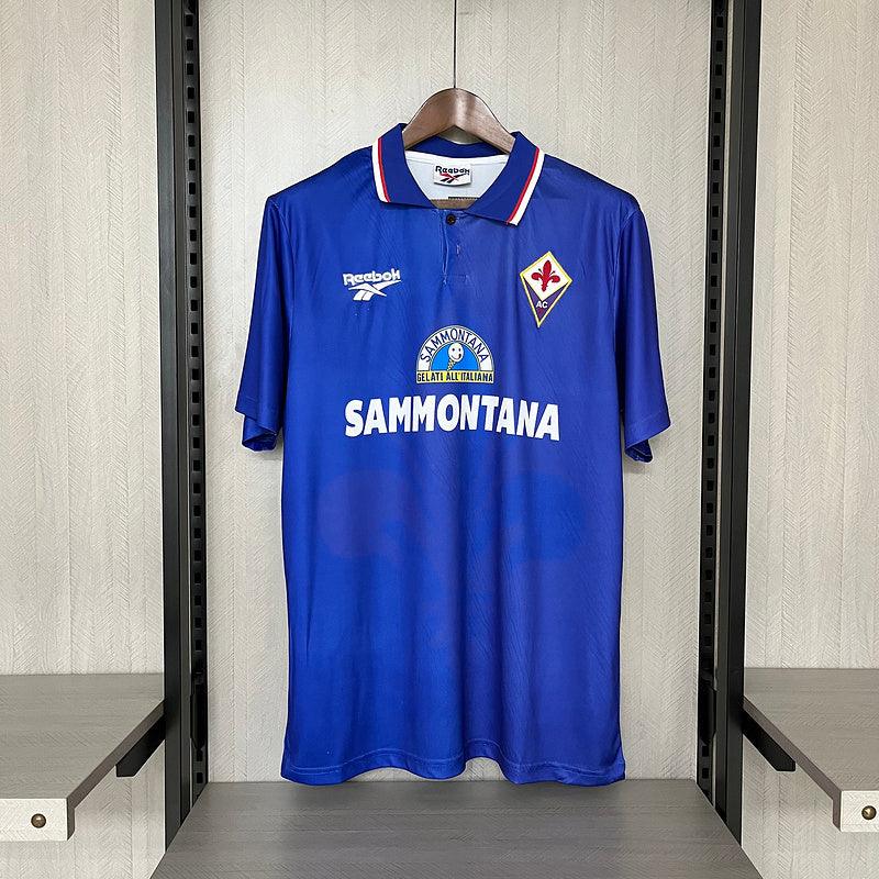 Fiorentina 1995/96 Vintage Retro Blue Home Jersey