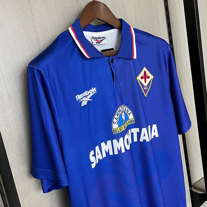 Fiorentina 1995/96 Vintage Retro Blue Home Jersey