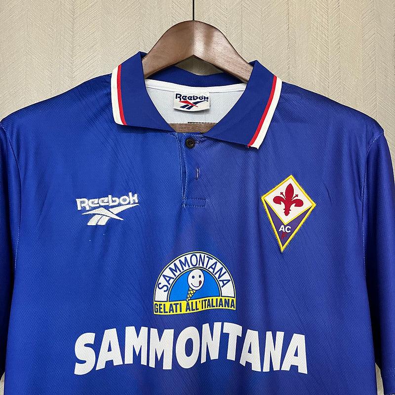 Fiorentina 1995/96 Vintage Retro Blue Home Jersey