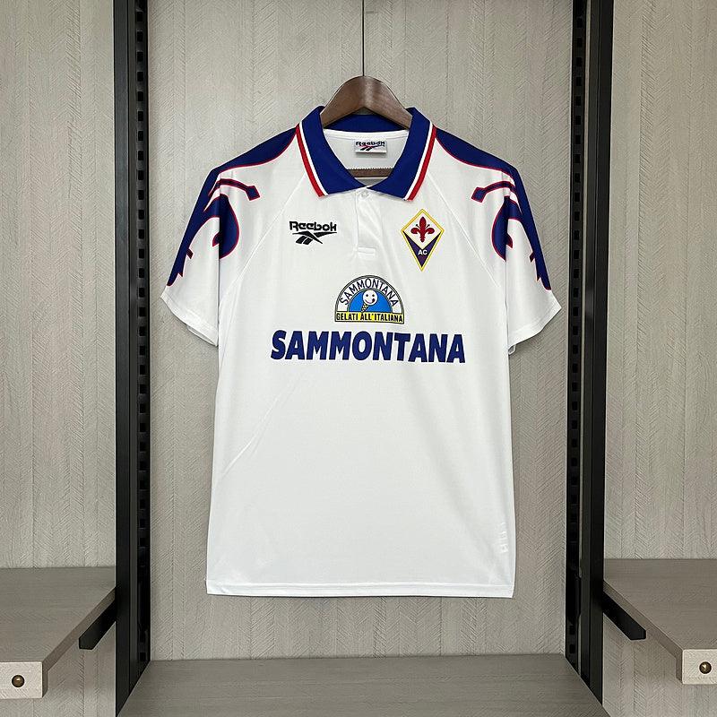Fiorentina 1995/96 Vintage Retro White Away Jersey