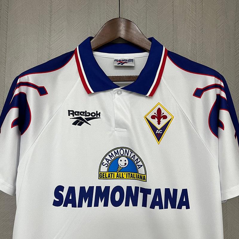 Fiorentina 1995/96 Vintage Retro White Away Jersey