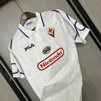 Fiorentina 1997/98 Vintage Retro White Away Jersey