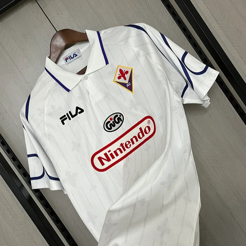 Fiorentina 1997/98 Vintage Retro White Away Jersey