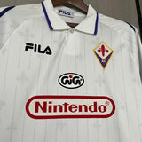 Fiorentina 1997/98 Vintage Retro White Away Jersey