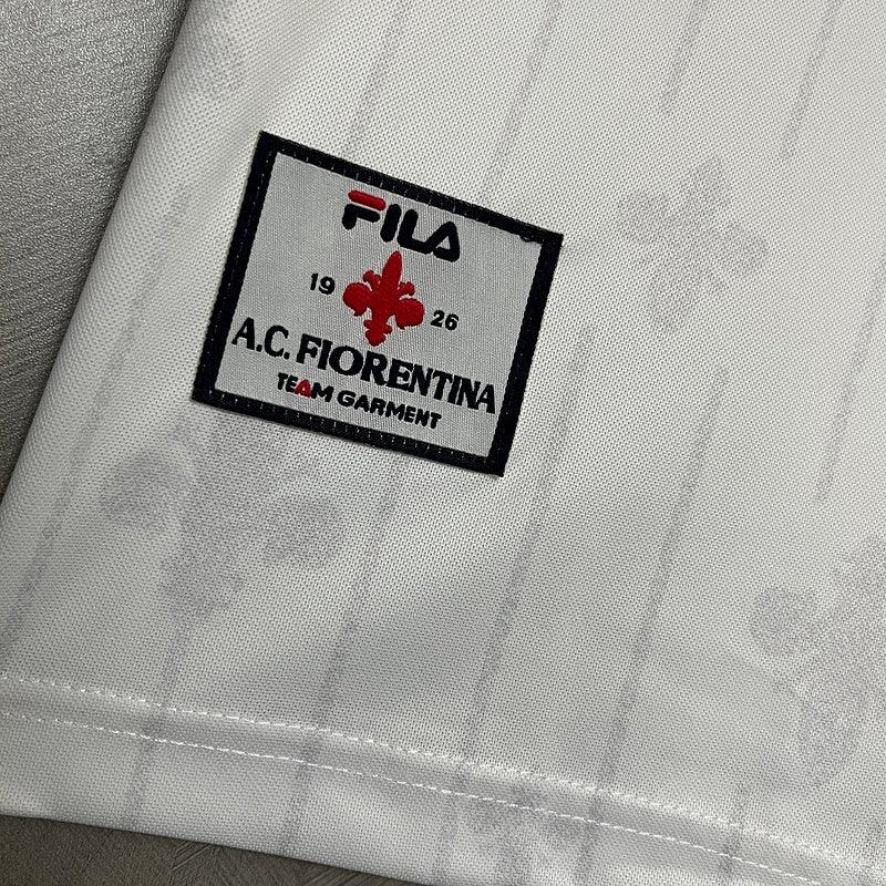 Fiorentina 1997/98 Vintage Retro White Away Jersey