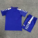 Fiorentina 1998/99 Vintage Retro Blue Home Kids Jersey Set