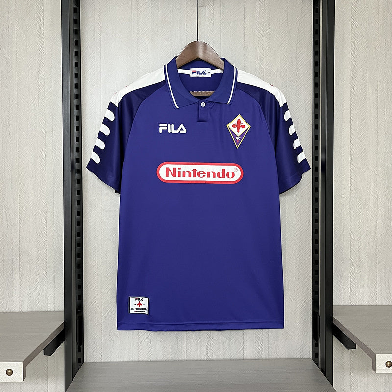 Fiorentina 1998/99 Vintage Retro Purple Home Jersey