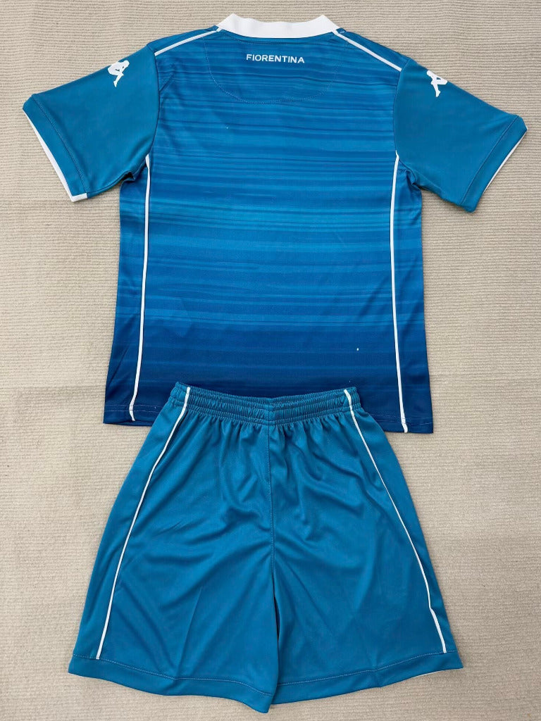Fiorentina 25/26 Blue/White Third Kids Jersey Set