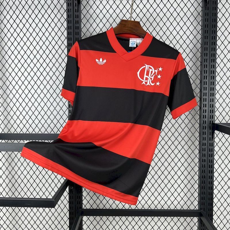 Flamengo 1981 Vintage Retro Red/Black Home Jersey