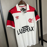 Flamengo 1986 Vintage Retro White/Red Away Jersey
