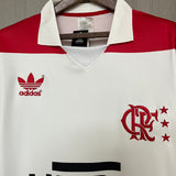 Flamengo 1986 Vintage Retro White/Red Away Jersey