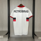 Flamengo 1994 Retro White/Red Away Jersey