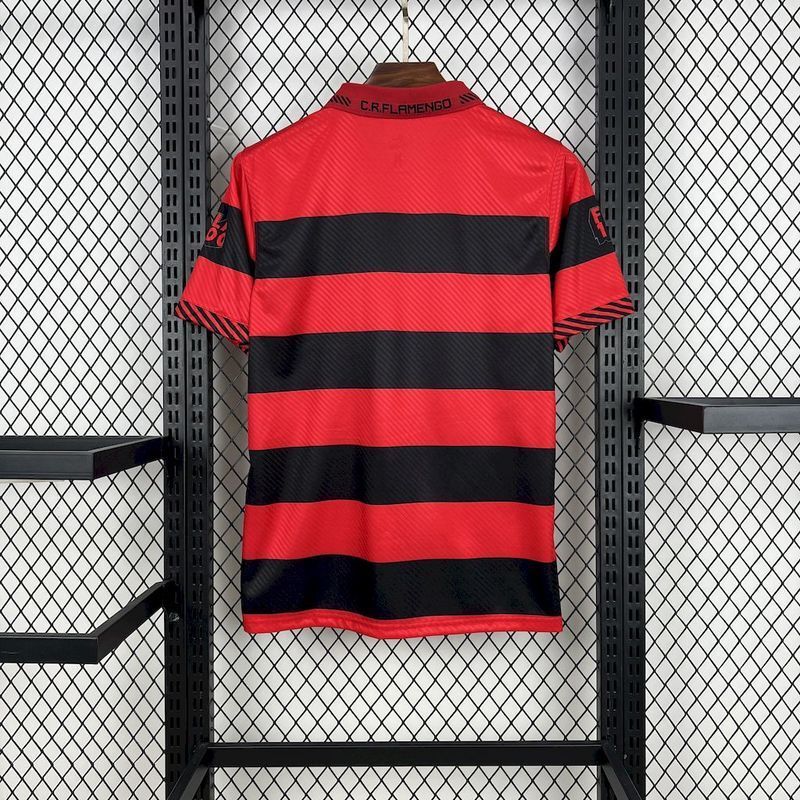 Flamengo 1995/96 Vintage Retro Red/Black Home Jersey