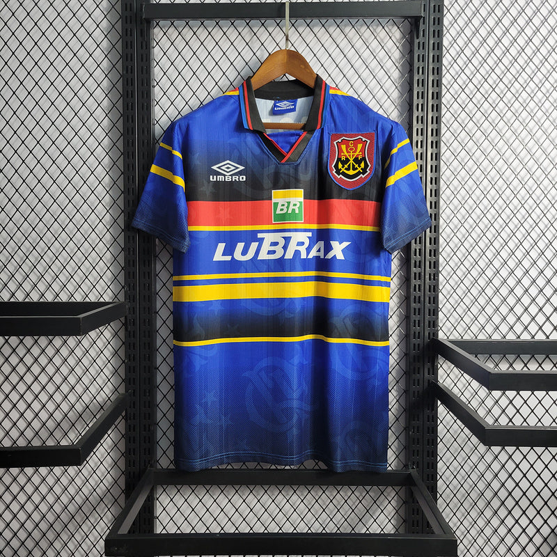 Flamengo 1995 Retro Blue Two Away Jersey