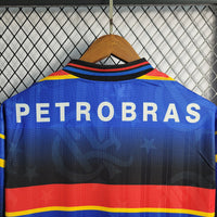 Flamengo 1995 Retro Blue Two Away Jersey