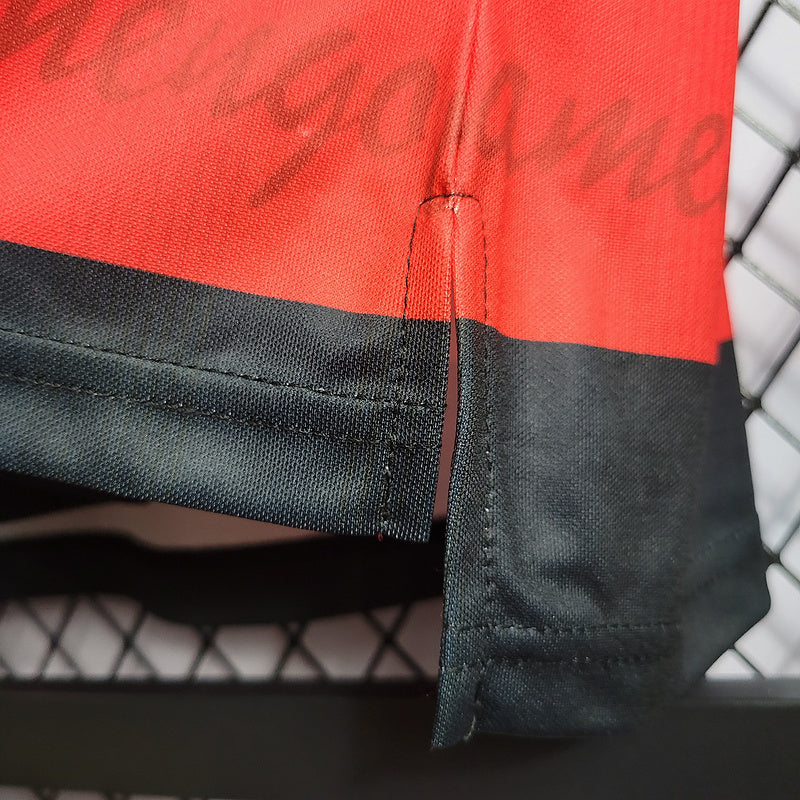 Flamengo 1995 Retro Red/Black Home Jersey