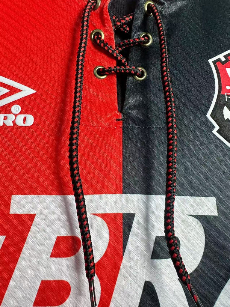 Flamengo 1995 Vintage Retro Home Centennial Edition Jersey (with number) - Concept Kits