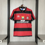 Flamengo 1997/98 Vintage Retro Red/Black Home Jersey