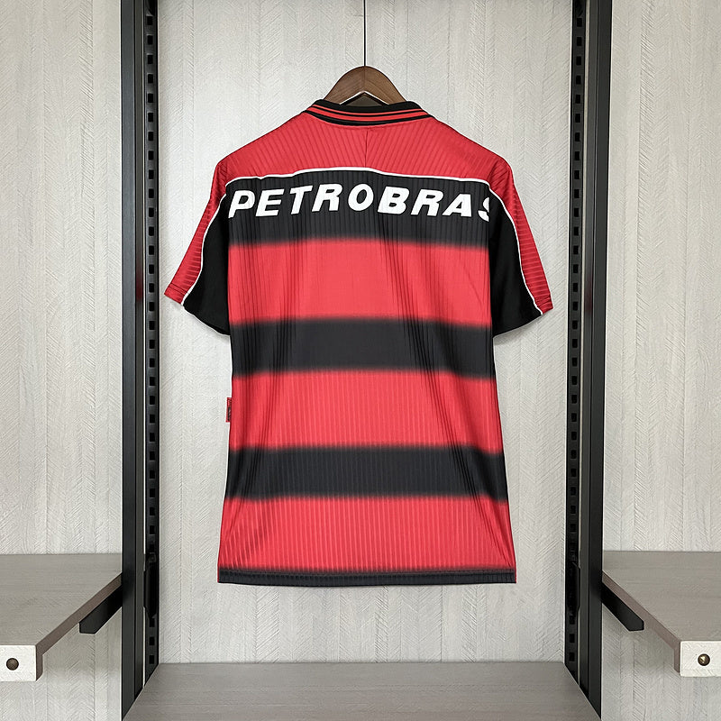 Flamengo 1997/98 Vintage Retro Red/Black Home Jersey