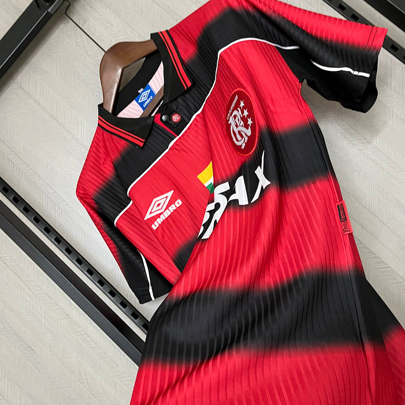 Flamengo 1997/98 Vintage Retro Red/Black Home Jersey