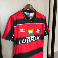 Flamengo 1997/98 Vintage Retro Red/Black Home Jersey