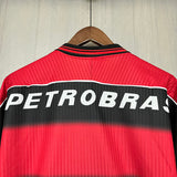 Flamengo 1997/98 Vintage Retro Red/Black Home Jersey