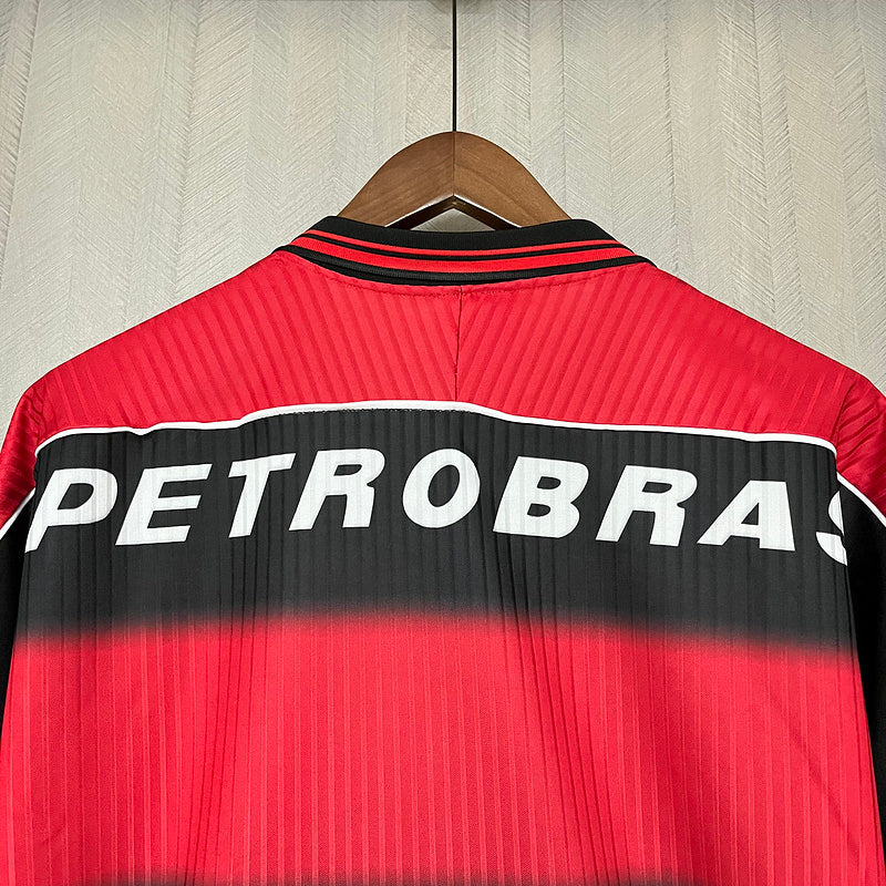 Flamengo 1997/98 Vintage Retro Red/Black Home Jersey