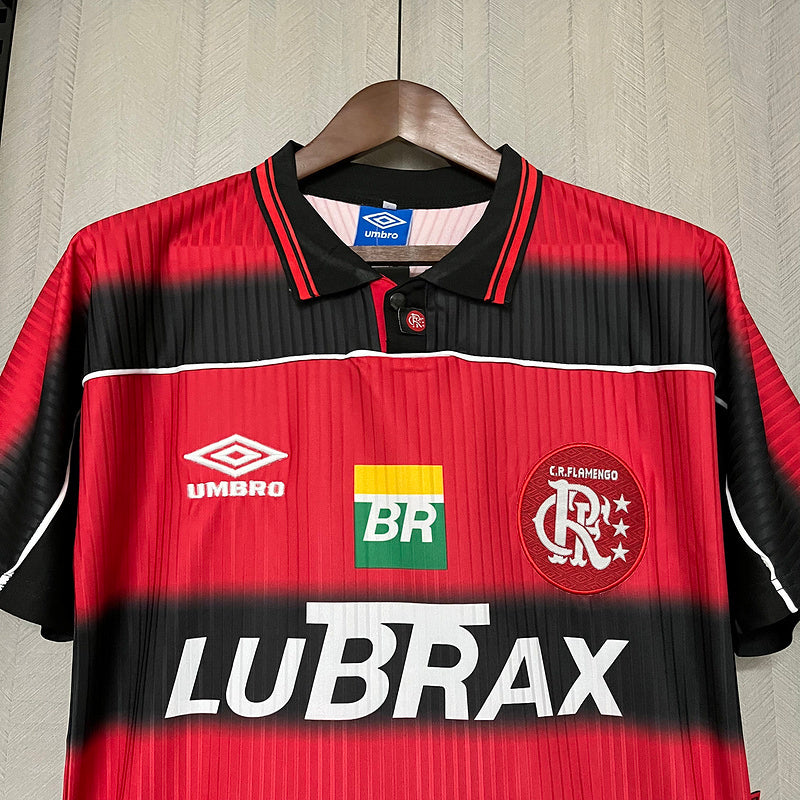 Flamengo 1997/98 Vintage Retro Red/Black Home Jersey