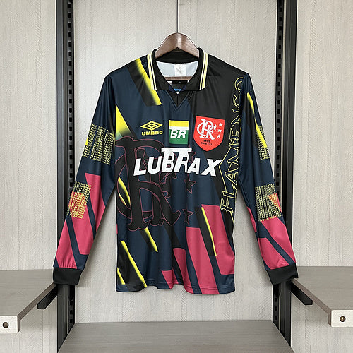 Flamengo 1997 Retro Black/Red Long Sleeve Goalkeeper Jersey