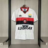 Flamengo 1997 Retro White/Red/Black Away Jersey