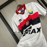 Flamengo 1997 Retro White/Red/Black Away Jersey
