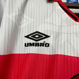 Flamengo 1997 Retro White/Red/Black Away Jersey