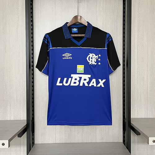 Flamengo 1999/00 Vintage Retro Blue/Black Home Jersey