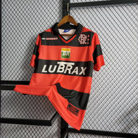 Flamengo 1999 Retro Orange/Black Home Jersey