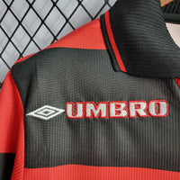 Flamengo 1999 Retro Orange/Black Home Jersey