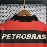 Flamengo 1999 Retro Orange/Black Home Jersey