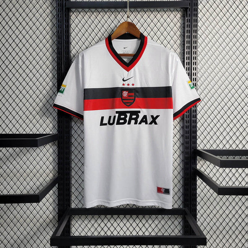 Flamengo 2001 Season Retro White Away Jersey