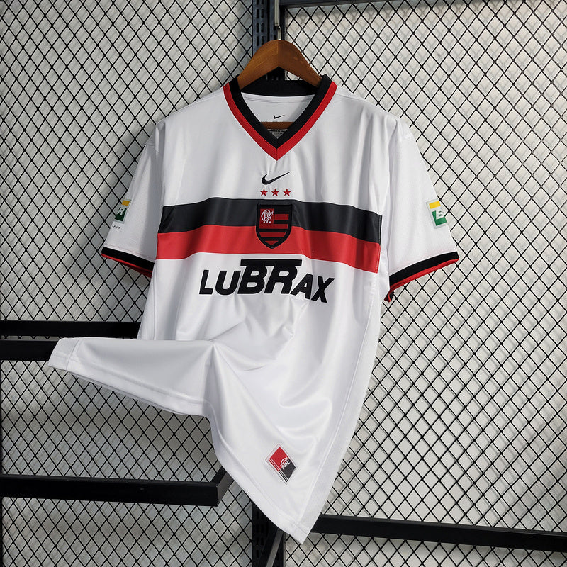Flamengo 2001 Season Retro White Away Jersey