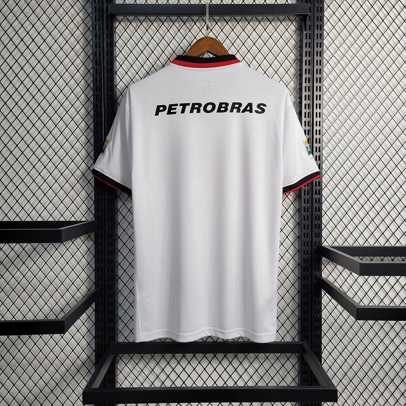 Flamengo 2001 Season Retro White Away Jersey