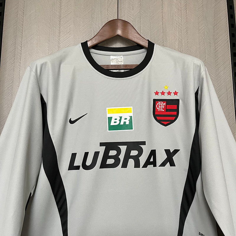 Flamengo 2002/03 Retro White Long Sleeve Jersey