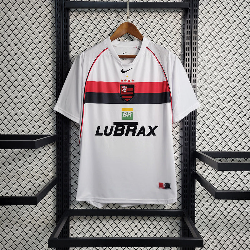 Flamengo 2002 Retro White Away Jersey