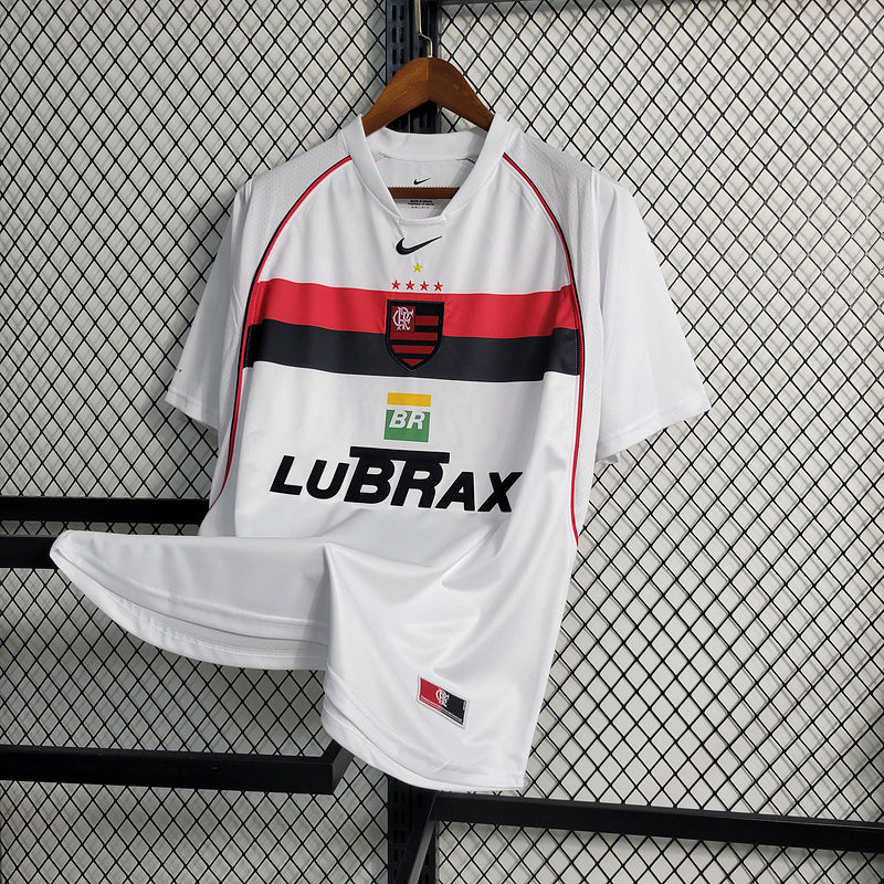 Flamengo 2002 Retro White Away Jersey