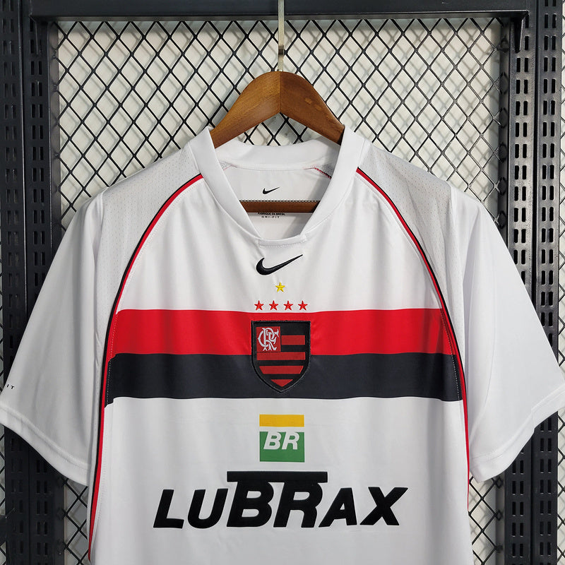 Flamengo 2002 Retro White Away Jersey