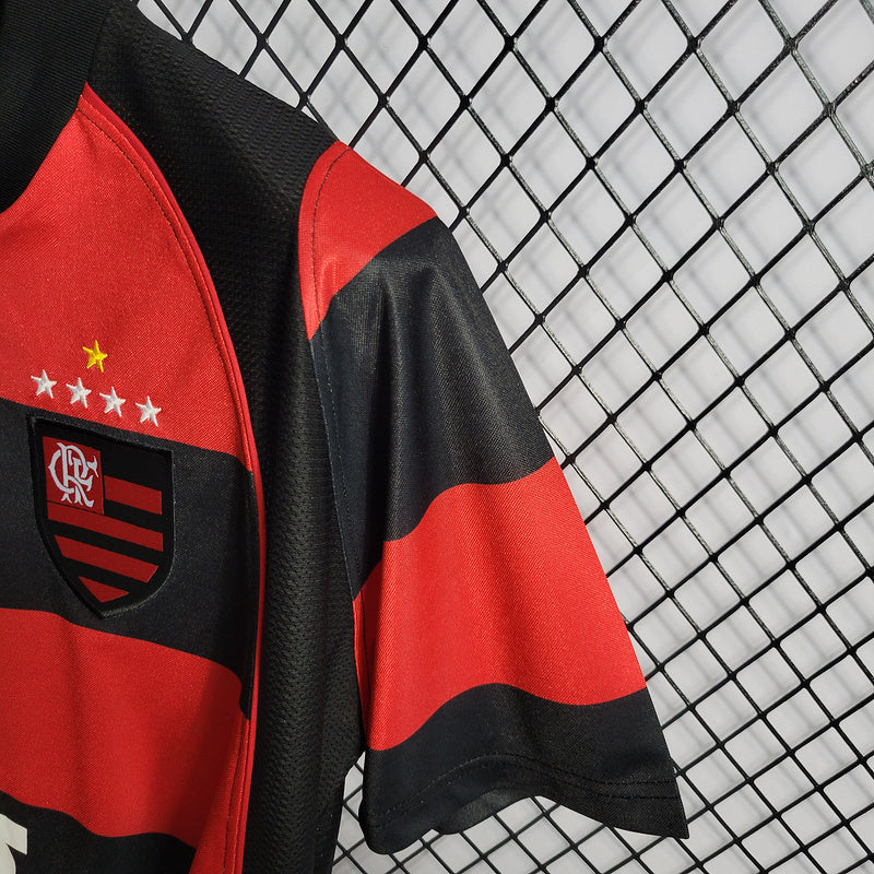 Flamengo 2003/04 Retro Red/Black Home Jersey