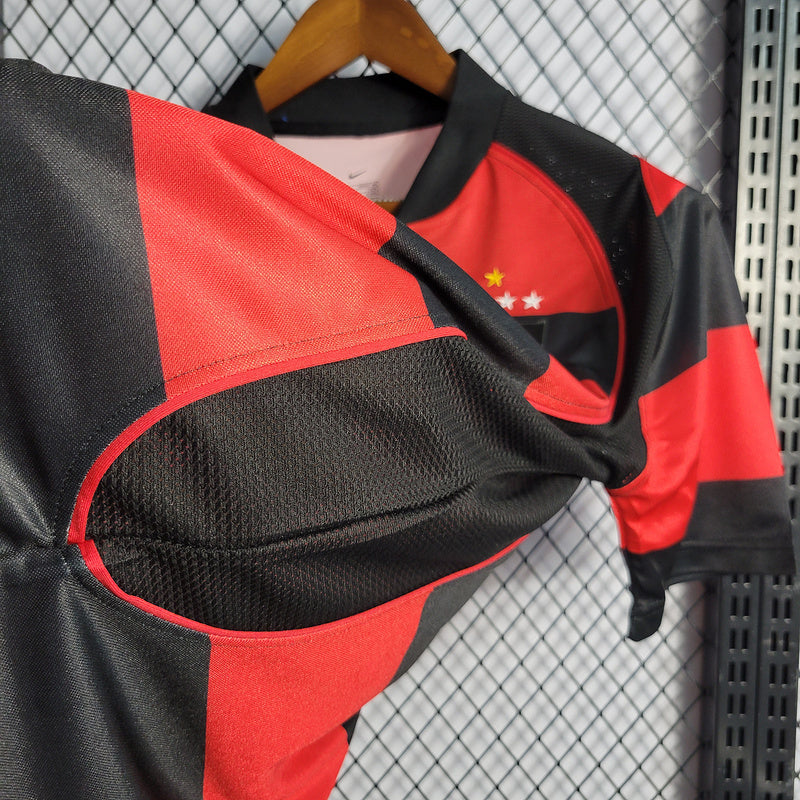 Flamengo 2003/04 Retro Red/Black Home Jersey