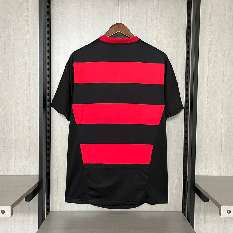 Flamengo 2005/06 Retro Red/Black Home Jersey