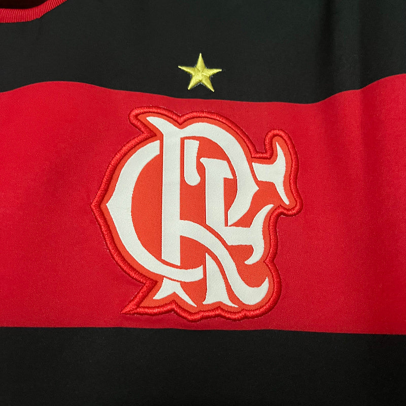 Flamengo 2005/06 Retro Red/Black Home Jersey