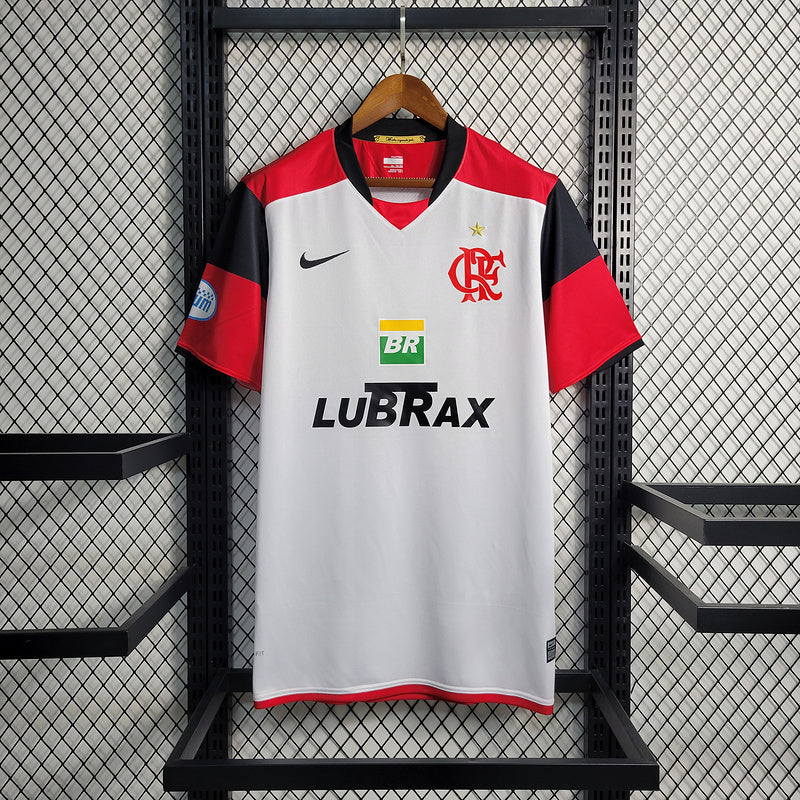 Flamengo 2008/09 Retro White/Red Away Jersey
